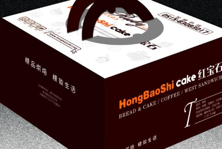 红宝石蛋糕包装精致