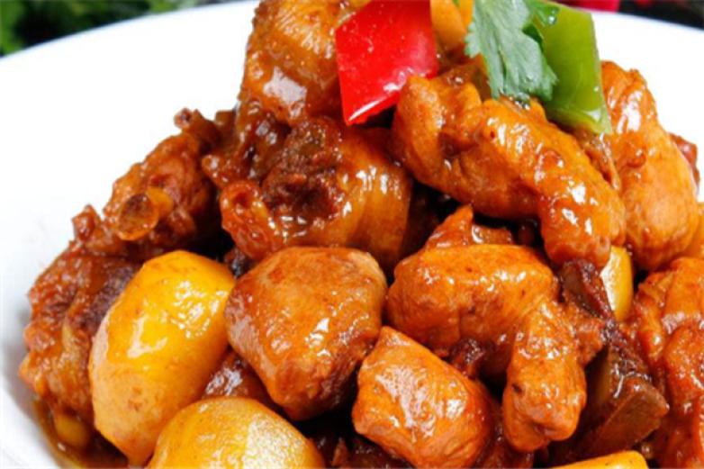 原生地制造养身板栗鸡加盟